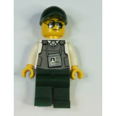 LEGO City férfi biztonsági őr minifigura 60198 (trn243)